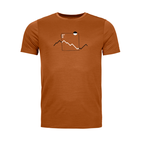 Ortovox 150 Cool Peak Focus T-Shirt M bristle brown