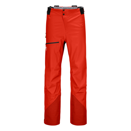 Ortovox 3L Ortler Pants M hot orange regular