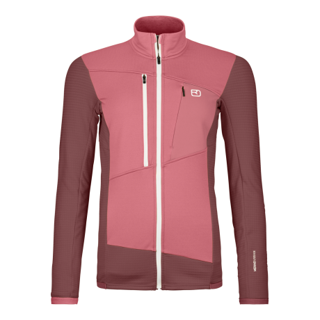 Ortovox Fleece Grid Jacket W mountain rose