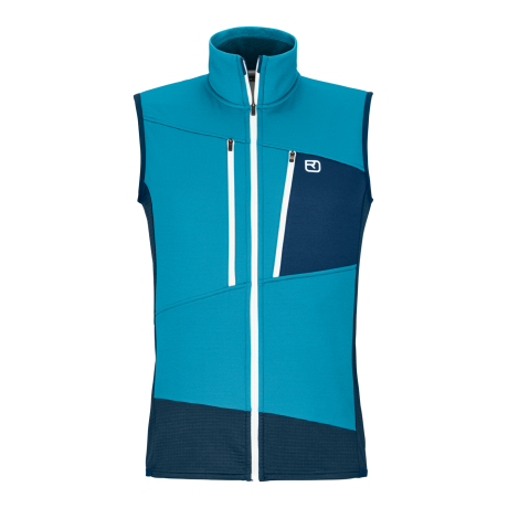 Ortovox Fleece Grid Vest M mountain blue