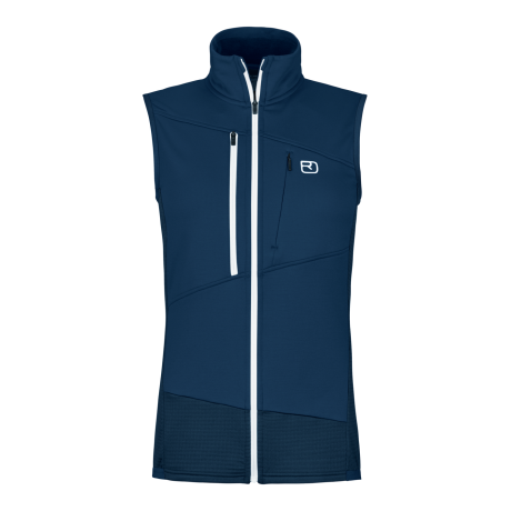 Ortovox Fleece Grid Vest W deep ocean