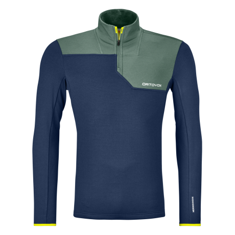 Ortovox Fleece Light Zip Neck M deep ocean