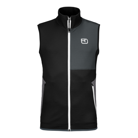 Ortovox FLEECE VEST M black raven