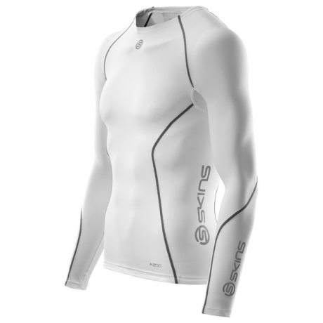 Skins Bio A200 Mens White long sleeve top