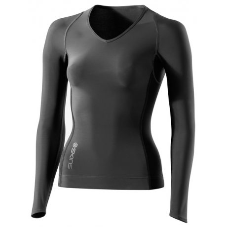 Skins Bio RY400 Womens Graphite Top Long Sleeve