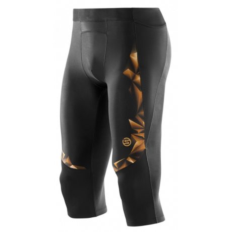 Skins A400 Mens Gold 3/4 Tights