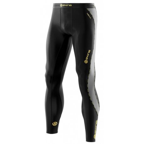 SKINS DNAmic Thermal Mens Compression Long Tights Black/Pewter