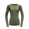 Devold Hiking Woman Shirt lichen/beetroot