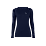 Salewa CRISTALLO WARM AMR W L/S TEE navy blazer triko